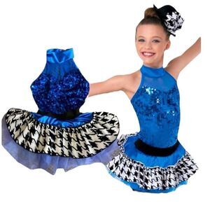 Weissman Bright Light Big City dance attire showcase girls size M